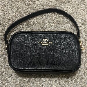 Coach Black Jamie Wristlet